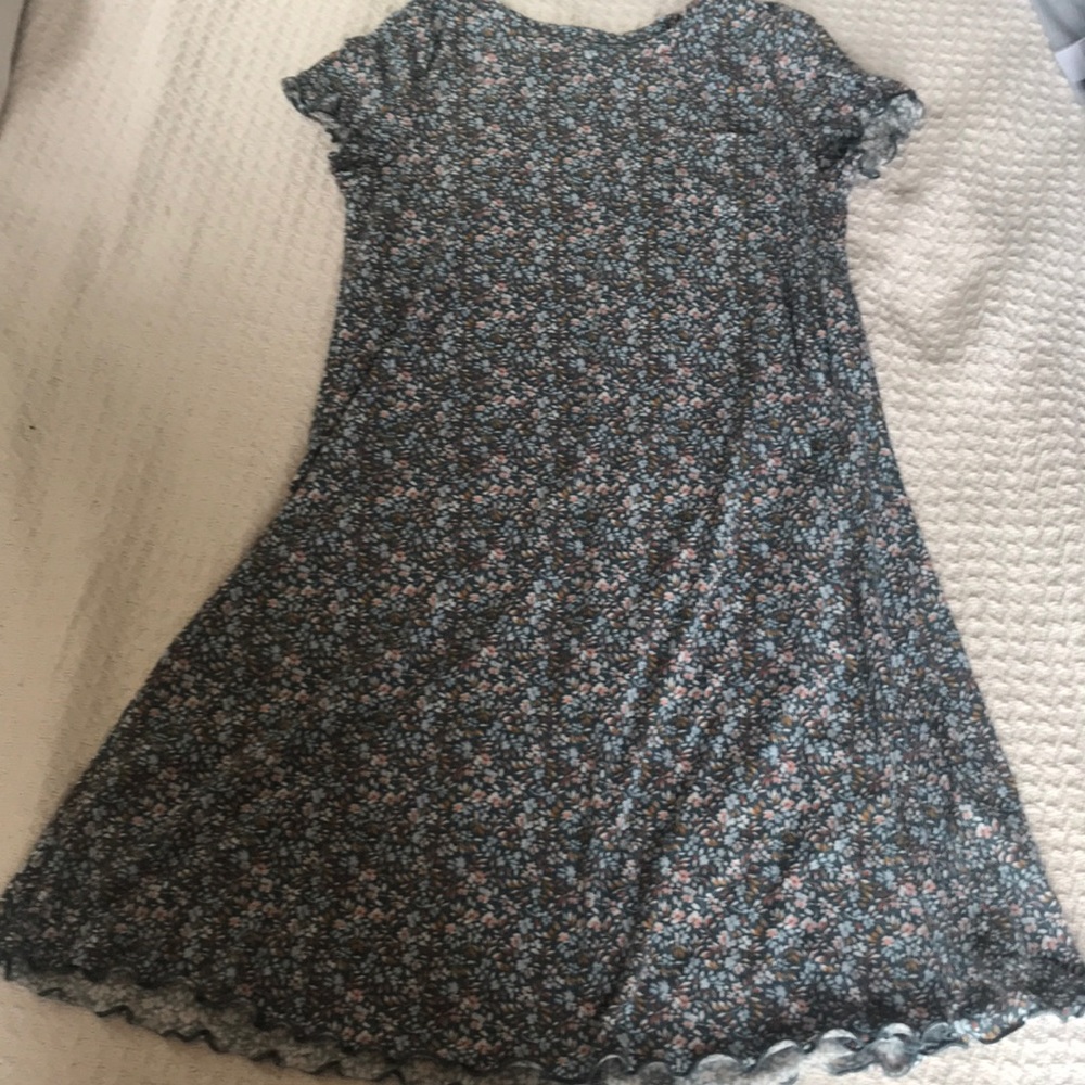 floral t-shirt dress